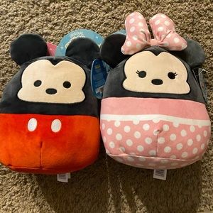 8 inch Mickey Mouse and Minnie Mouse Squishmallows